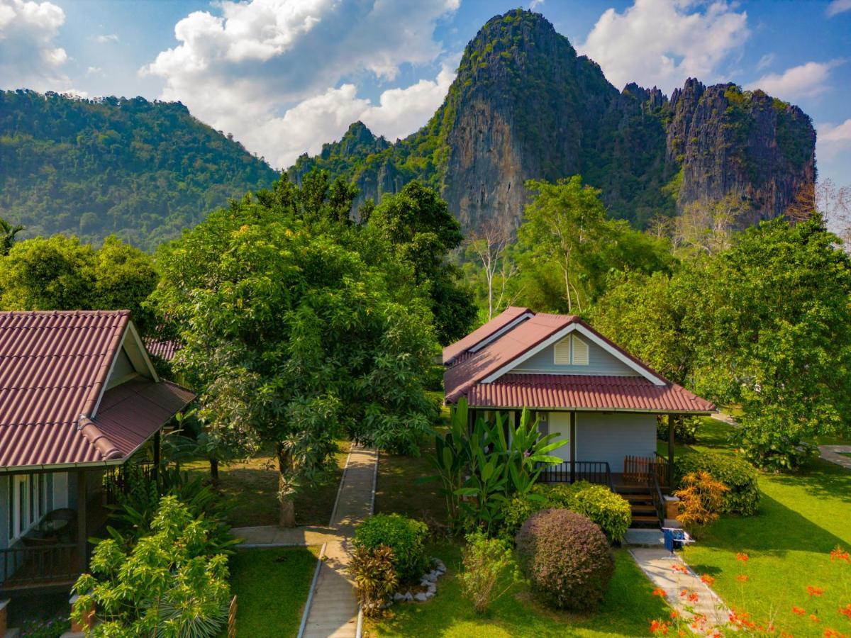 Bearlinbungalow Vang Vieng Exterior foto